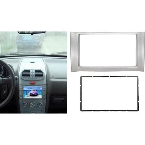 AU05 -2Din Car Fascia for CHERY Kimo (A1) J1 (A1) Stereo Fascias Panel Dash Mount Installation Car DVD Frame Kit In-Dash