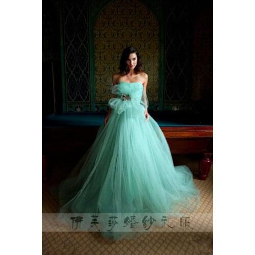 Free shipping Quality sexy 2021 new princess woman designer sweetheart plus size sky blue gowns bridal Bespoke Wedding Dresses