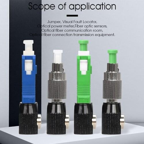 Free Shipping SC/UPC Round Bare Fiber Adapter PCL Clamp Lab Dedicated Coupler Temporary Splicing Tool