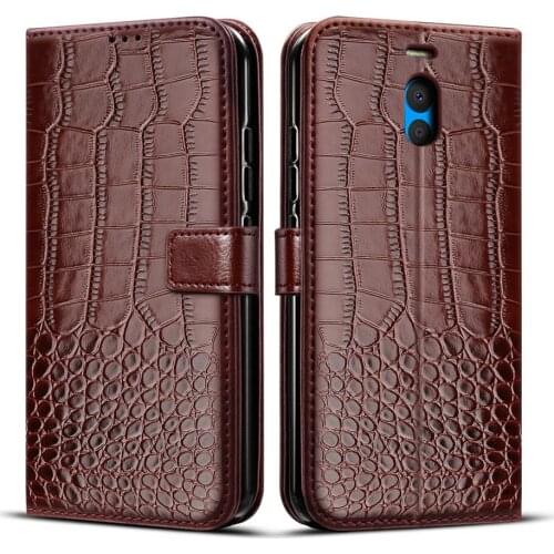 Wallet Flip Case For Meizu M6 Note M6Note Cover Shockproof Magnetic Leather Stand Phone Protective Bag