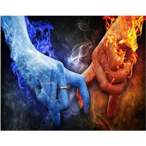 Diy 5D Full Square Round Diamond Painting Couple hands Cross Stitch Diamond Embroidery customized mozaik puzzle StickerZP-2501