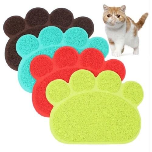 Pet Dog Cat Litter Mat Feeding Mat Puppy Kitty Dish Bowl Placemat Tray Tidy Easy Cleaning Sleeping Pad Cat Claw Mat Hot