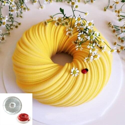 Utensils Turbine Mousse Dessert Moulds Silicone Cake Molds Bakeware Set Pastry Baking Tools Decorating Kitchen Bakeware