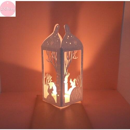 Lantern Metal Cutting Dies Scrapbooking Embossing Folders for Card Making Craft Stencil Clear Stamps Slimline Christmas Dies