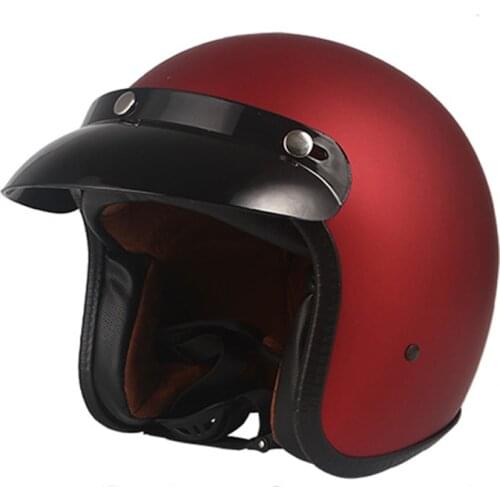 Retro Motorbike Scooter Helmets Men Motorcycle Street Motor Bike Helmet Women Vintage Motorbike Motorcycle Helmet