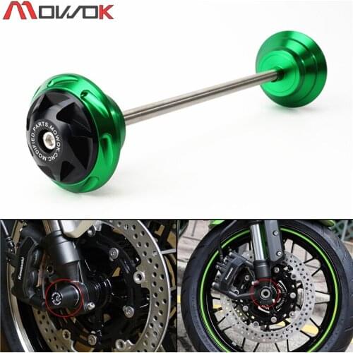 Latest high quality Motorcycle Front Wheel Fall Prevention Cap Crash Protector For KAWASAKI Z650 Z900/RS Z1000 R/SX 2010-2020