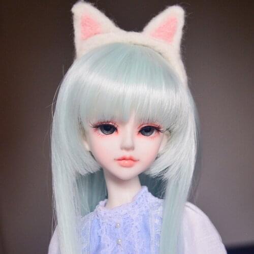 1/3 1/4 1/6 1/8 Bjd Wig High Temperature Straight Long Bjd Hair MSD SD Yosd For BJD Doll Wig