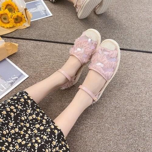 Sandals Women Summer New Fashion Womens Sandals 2021 Hollow Lace Flat Shoes Women Breathable Shoes Ladies Shoes Casual Shoes