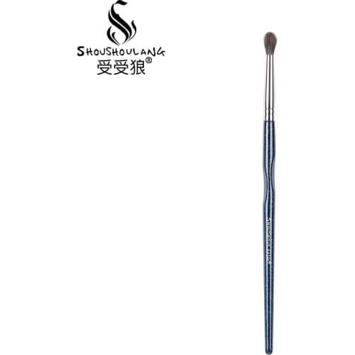 Shoushoulang Professional Handmade Make Up Brush Round Eye Shadow Blending Brush Q-46 Soft Saikoho Goat Hair Makeup Brush