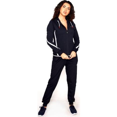 Womens Tracksuit Set Hooded Zippered Pocket Special Design