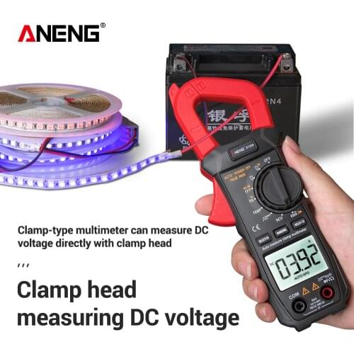 ST209 Pocket Digital Clamp Meter NCV AC DC Voltage Current Ammeter voltmeter Capacitance Ohm tester Non Contact Meter Test