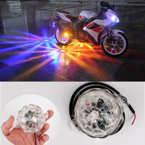 12V Motorcycle Car LED Chassis Light Under Motorbike Scooter Flasher Tail Brake Fog Lamp 3 Modes Atmosphere Lamp LED