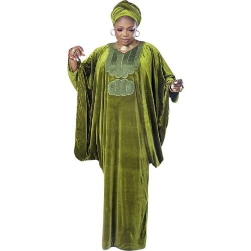 Plus Size Clothing for Women African Dresses for Women Dashiki 2021 African Women Summer Green Dress African Clothes