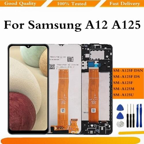 LCD For Samsung Galaxy A12 A125F A125F/DS display LCD Touch Screen Digitizer Assembly Replacement Repair Parts