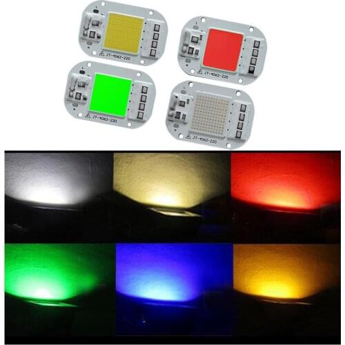 AC 220V 20W/30W/50W Free Driver COB Light Source High Pressure LED Chip