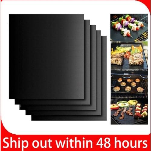 Non Stick BBQ Grill Mat Reusable Baking Mats for Under Outdoor Grill BBQ Tools Cooking Grilling Sheet 33*40CM Kitchen Tools