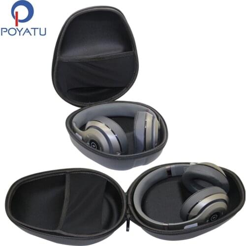 POYATU Headphone Hard Carry Bag For Philips SHB8750 SHP9500 SHB9850 SHP2600 SHL3300 SHB5500 Headphone Carrying Case Pouch Box