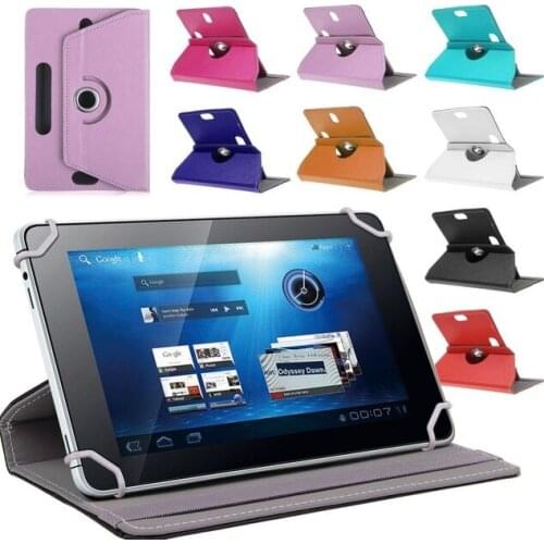 For 3Q Qoo! Surf TN1002T/RC1012B/TS1005B 10.1 inch 360 Degree Rotating Universal Tablet PU Leather cover case Free Pen