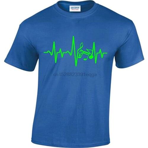 Musician Ekg Ecg Mens T-Shirt Guitar Player Music Fenders Drummer Guitarist Band Men Summer New Brand Men Mens T Shirt