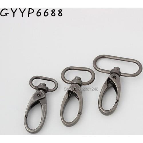 10pcs 16mm 20mm 25mm 32mm Chunky hook webbing trigger snap hooks hard carabines swivel clasp lobster claws Bag Parts Accessories
