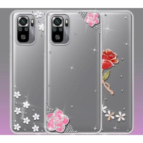 Soft Clear Glitter DIY Case Redmi 9A 9C NFC 8A 8 7A Note 9T 10S 9S 8T 8 7 10 9 Pro Max Cover for Xiaomi Mi 11 A3 9 Lite 10 9T