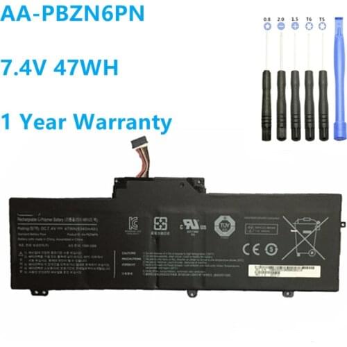 New AA-PBZN6PN Laptop Battery for Samsung 350U2B 350U2A NP350U2A NP350U2B Series BA43-00315A AA-PBZN6PN 7.4V 47Wh