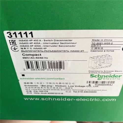 NEW ORIGINAL INS400 4P 400A 690V-AC-50/60Hz