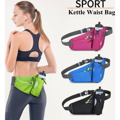 Running Waist Bags Water Bottle Holder Outdoor Camping Hiking Fitness Men Women Bicycle Cycling Belt Sports Fanny Packs