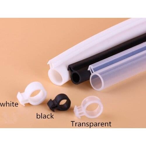 Durable 10meters Silicone Rubber O Type Doors and for Windows Seal Strip Soundproofing Collision Avoidance sealing strip