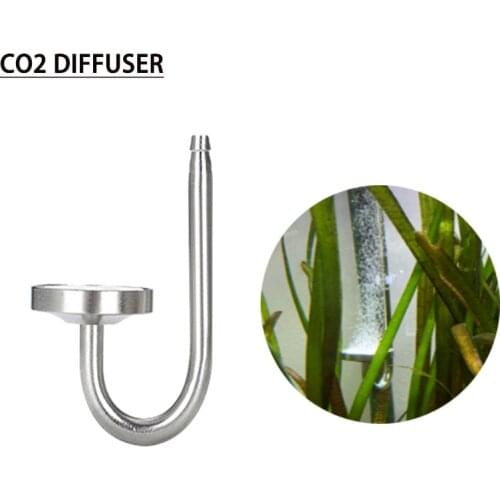 Carbon dioxide atomizer for fish tank, CO2 regulator, generator kit, 70mm aluminum alloy aquatic plants, carbon dioxide diffuser