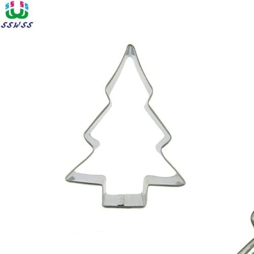 Direct Selling,Little Christmas Tree Shape Cake Decorating Fondant Cutters Tools,Christmas Cake Cookie Biscuit Baking Molds