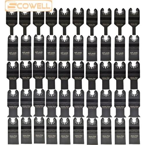 20% OFF Free Shipping: 50pcs Mixed Oscillating Saw Blade fit for Multi Power Machine Tools Saw Blade Accessories Plunge Saw