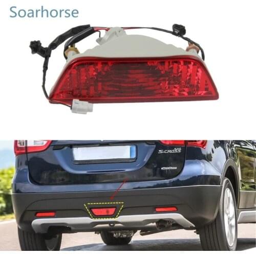 Soarhorse Rear Tail bumper fog lamp Brake Reflector Light For Suzuki SX4 S-Cross Swift Sports 2013 2014 2016 2017 2018