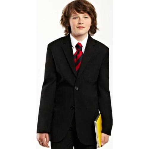 Ternos Para Casamento Menino Formal Black Tuxedos Wedding Kid Tuxedos (Jacket+Pants+Tie) Kids Boys Jackets Suits/Baby Boy Blazer