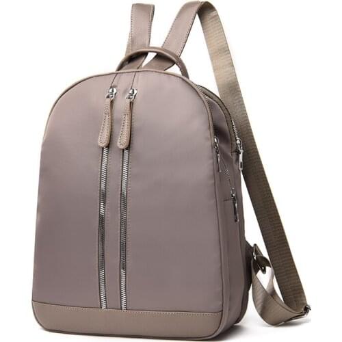 High Quality Nylon Fashion School Bags For Teenager Girls Casual Women Black Backpacks Top-handle Mochila Escolar Travel Bags