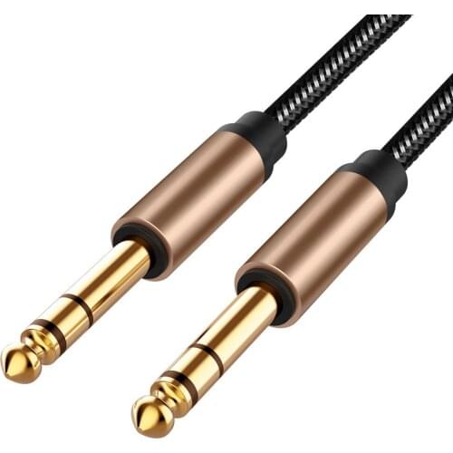 High quality 6.5 to 6.5 audio cable 6.35 two-core computer mixer cable