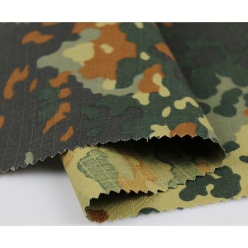 1.5M Width Waterproof Germany Army Spot Camouflage Fabric Plaid Polyester Cotton Tactics TC Camo Cloth Military DIY