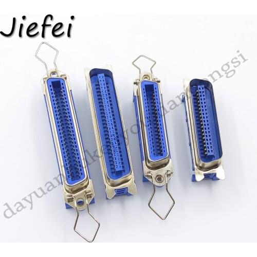 10-50Pcs 36Pin 50Pin Male / Female Centronic IDC Crimp Connector for SCSI Ribbon Flat Cable Selling