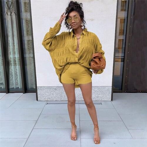 VAZN 2021 Plus Size INS Solid Simple Casual Nature Chiffon Shirt Young Joker Daily Overalls Full Sleeve Women Slim Shirts