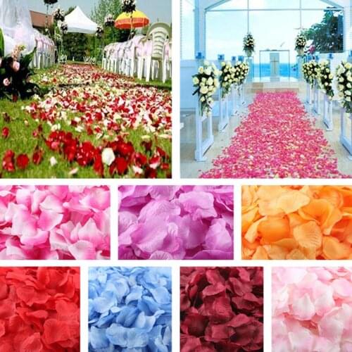 2021 Wedding Supplies Wedding Bed Decoration Hand Polished Simulation Petals 1000/3000 pcs 5z