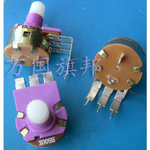 Free Delivery.149 adjustable potentiometer switch B500K three feet short pink handle 3 feet