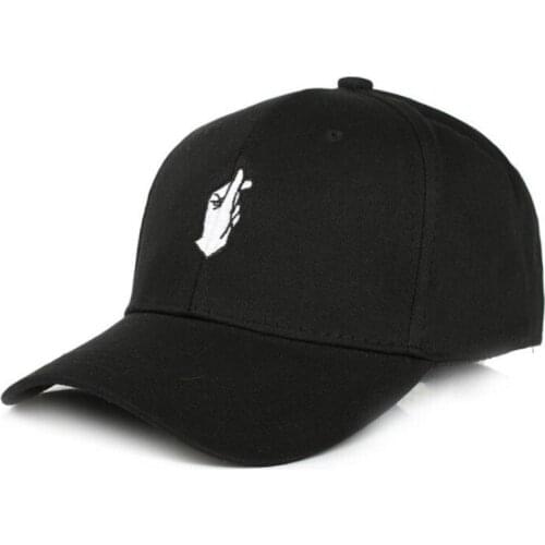 2021 Ulzzang Love Finger Gesture Baseball Hat Curved Brim Summer Men And Women Caps Tide Fashion