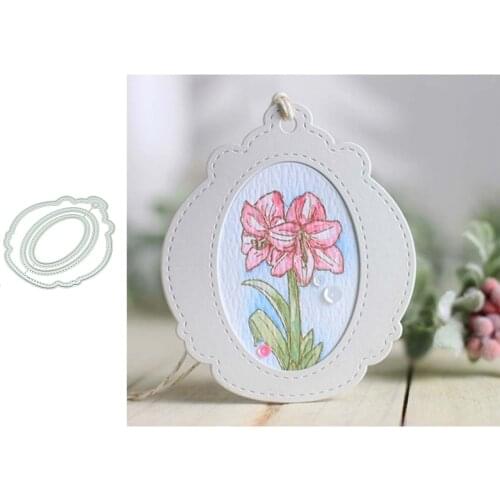 Elliptical Metal Cutting Dies for Scrapbooking Handmade Mold Cut Stencil New 2021 DIY Card Make Mould Model Craft Decoration