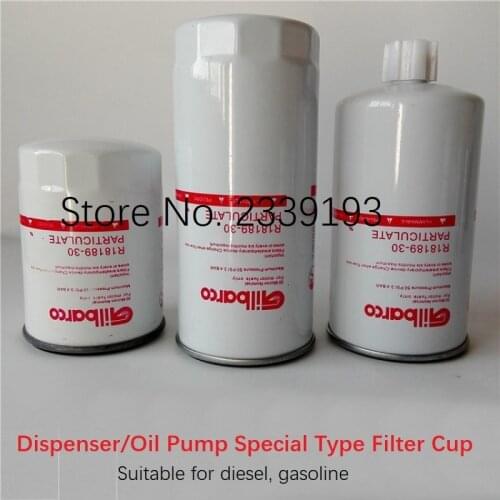 Diesel filter, vehicle-mounted fuel dispenser filter R18189-30 steel element filter element assembly lengthened