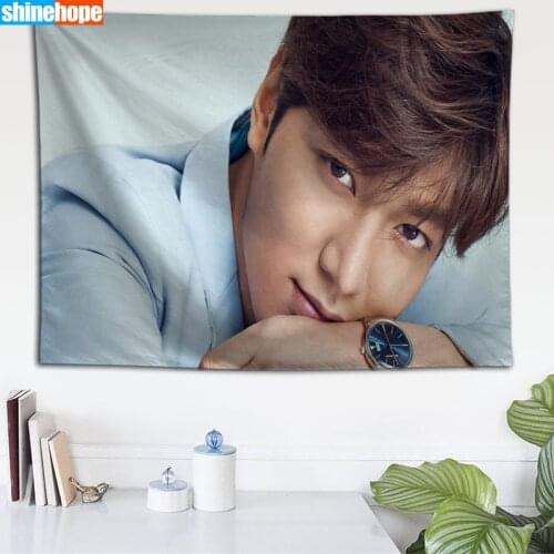 Custom Lee Min Ho tapestry wall hanging tapestry home decoration rectangle bedroom wall art tapestry 140X250cm