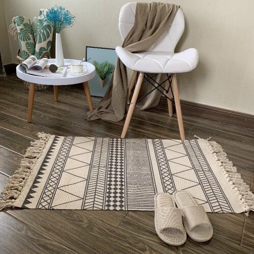 Cotton Tassel Baby Room Rugs Prayer Mattress Household Bathtub Carpets Welcome Foot Pad