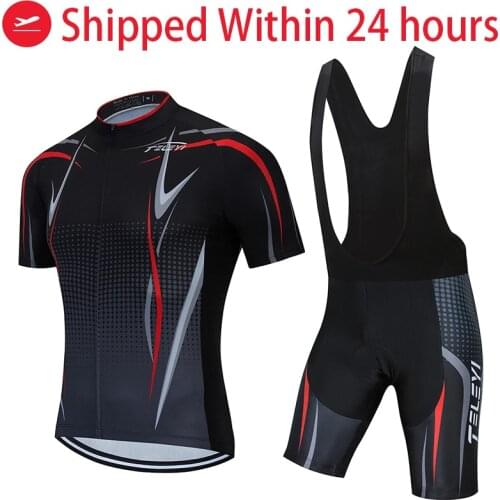 2021 Pro Team teleyi Cycling Set Bike Jersey Sets Cycling Suit Bicycle Clothing Maillot Ropa Ciclismo MTB Kit Sportswear 20D