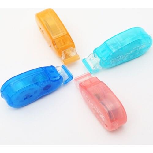 Correction Tape Double Sided Adhesive Dots Stick Roller Permanent Refillable Applicator Glue Tape Dispenser