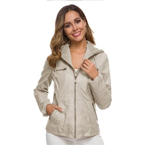 2020 Winter Faux Leather Jacket Women Casual Basic Coats Plus Size 7XL Ladies Basic Jackets Waterproof Windproof Coats Female