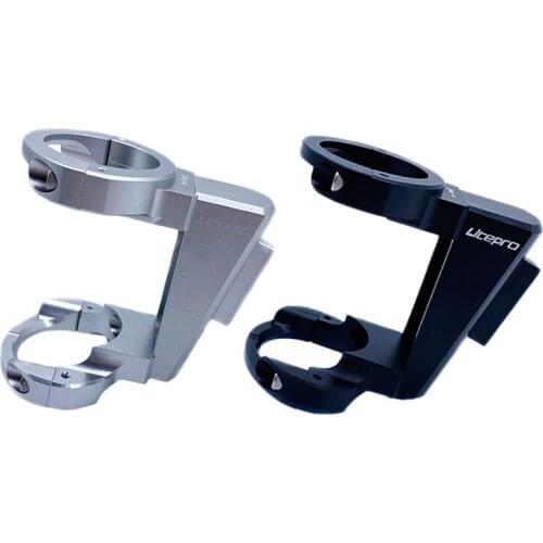 Litepro Front Carrier Conversion seat for Brompton Folding Bike Bag Bracket Luggage Mounting Aluminum Alloy Bike Accessories